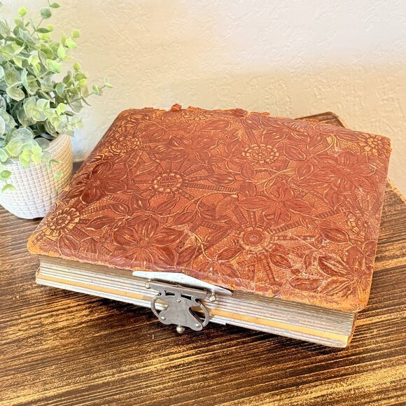 Antique Other - 142-Year-Old Victorian Leather Photo Album